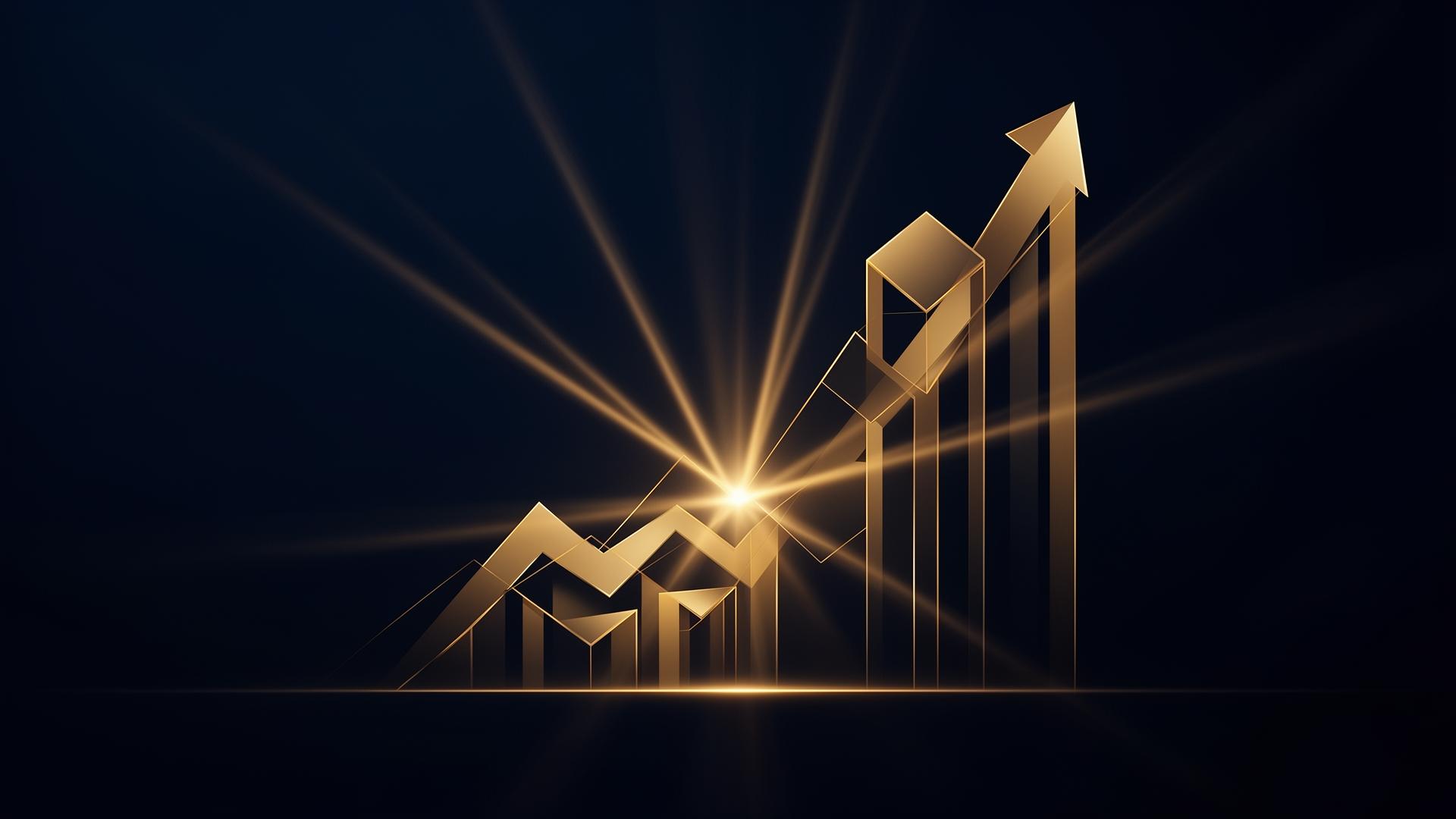 Abstract business growth concept
